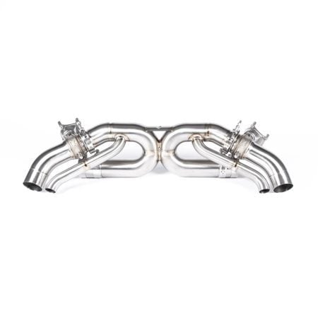 JCR Titanium Valved Center Section for 992.1 Porsche 911 Carrera, Carrera GTS, and Carrera S / Sport Classic / Turbo and Turbo S