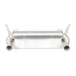 JCR Titanium Super Silent Race Exhaust System for LP6xx-x Lamborghini Huracan Evo, Performante, Sterrato, STO, and Tecnica - Front View of Exhaust