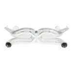 JCR Titanium Race Exhaust System for F142M Ferrari 488 GTB / Spider - Front View of Exhaust