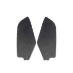JCR Carbon Rear Wing End Plates for 982 Porsche 718 Cayman GT4 RS Installed on Blue GT4 RS - Outer View of End Plates