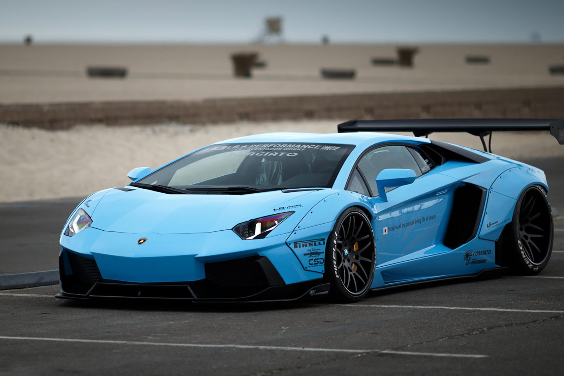 Lamborghini Aventador Reinvented With Liberty Walk Widebody