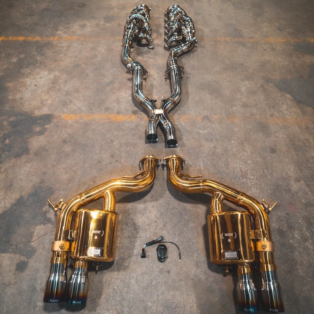 Valvetronic Designs F1 Race Valved Exhaust system for F141 Ferrari 599 GTB