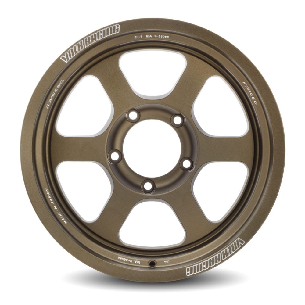 Volk Racing TE37XT M-Spec Wheel in Bronze - Front View of Wheel