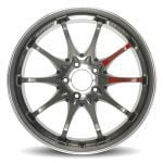 Volk Racing CE28SL Wheel in Pressed Graphite - Front View
