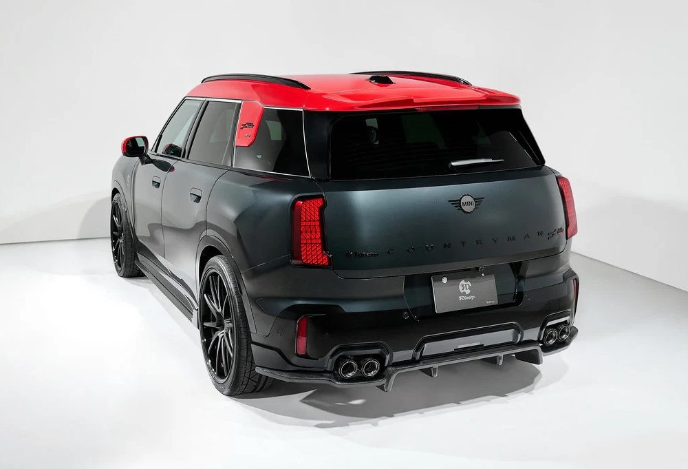 COUNTRYMAN TYPE85（その２）2番HOT改造 3DDesign Carbon Side Skirts for U25 MINI Countryman JCW [3104