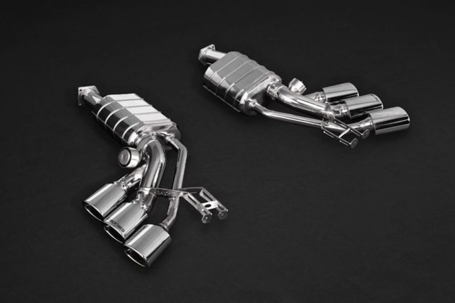 Capristo ECE Valved Triple Mufflers (CES3) - Mercedes AMG G63/ G550/ G500 (W463)