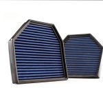 MMX Blue Cotton Replacement Panel Air Filters for Fxx & Gxx BMW 1 Series, 2 Series, 3 Series, and 4 Series (with B48 or B58 engine)