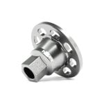 MMX Billet Crank-Hub Capture Plate for BMW Vehicles (with N55 / S55 engines) - Front Side View