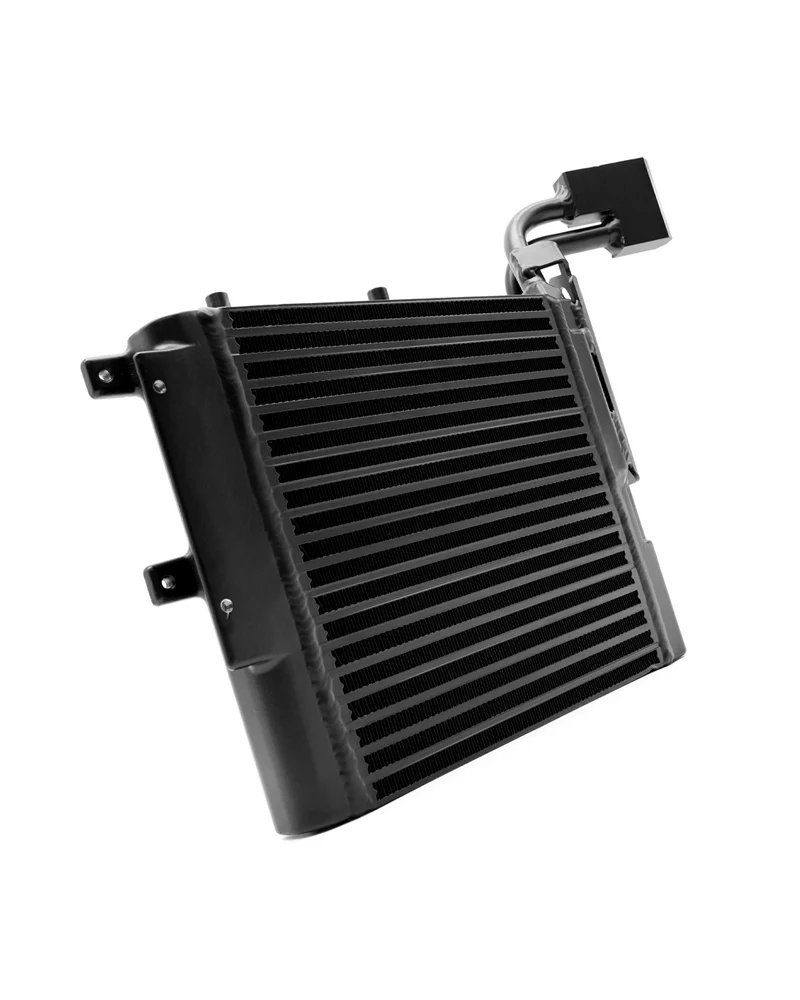 MMX Performance Transmission Oil Cooler for E90 / E92 / E93 BMW M3 (with DCT) - Front Left Side View of Cooler