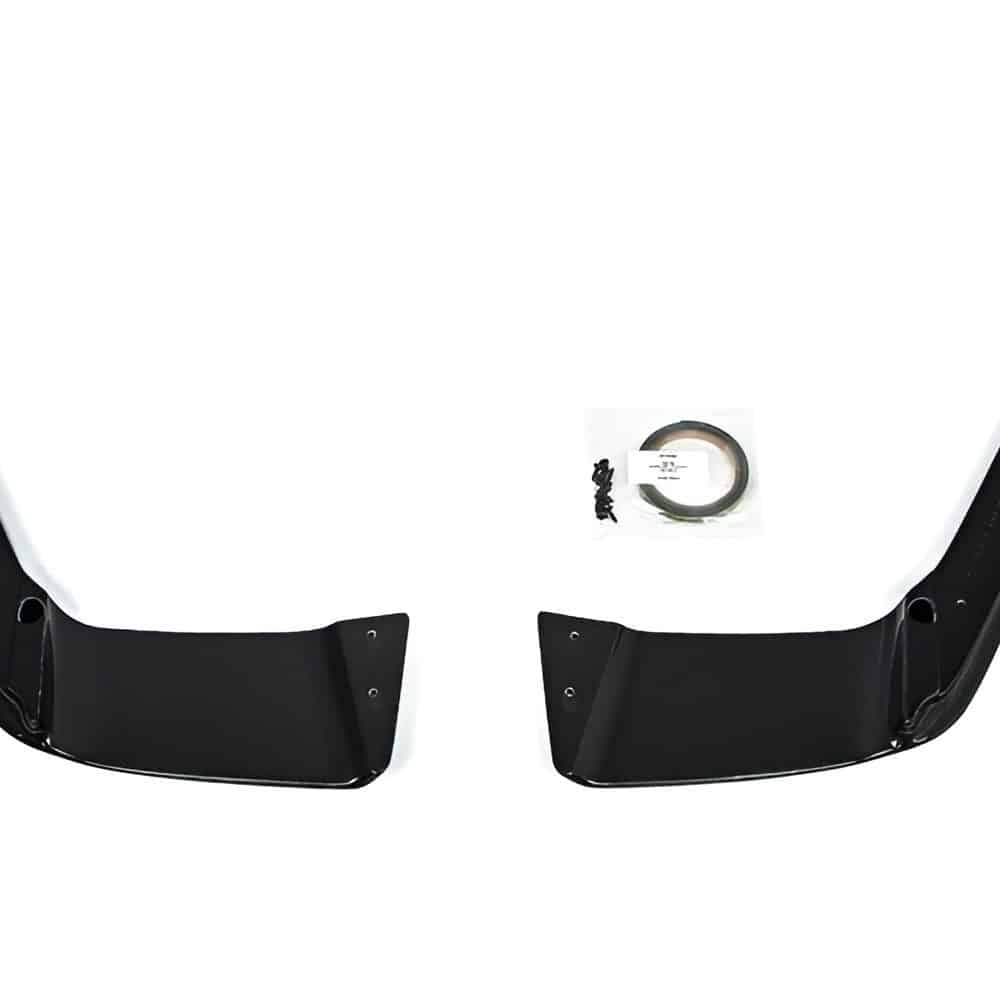 3DDesign Carbon Rear Under Splitters for Fxx BMW M6 Installed