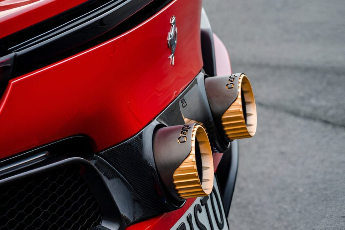 Ferrari 296 GTB exhaust