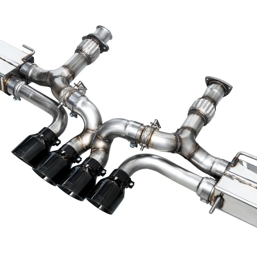 AWE Tuning SwitchPath Cat-Back Exhaust w/ Diamond Black Tips for C8 Corvette Z06 [3025-43906]