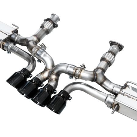 AWE Tuning SwitchPath Cat-Back Exhaust w/ Diamond Black Tips for C8 Corvette Z06 [3025-43906]