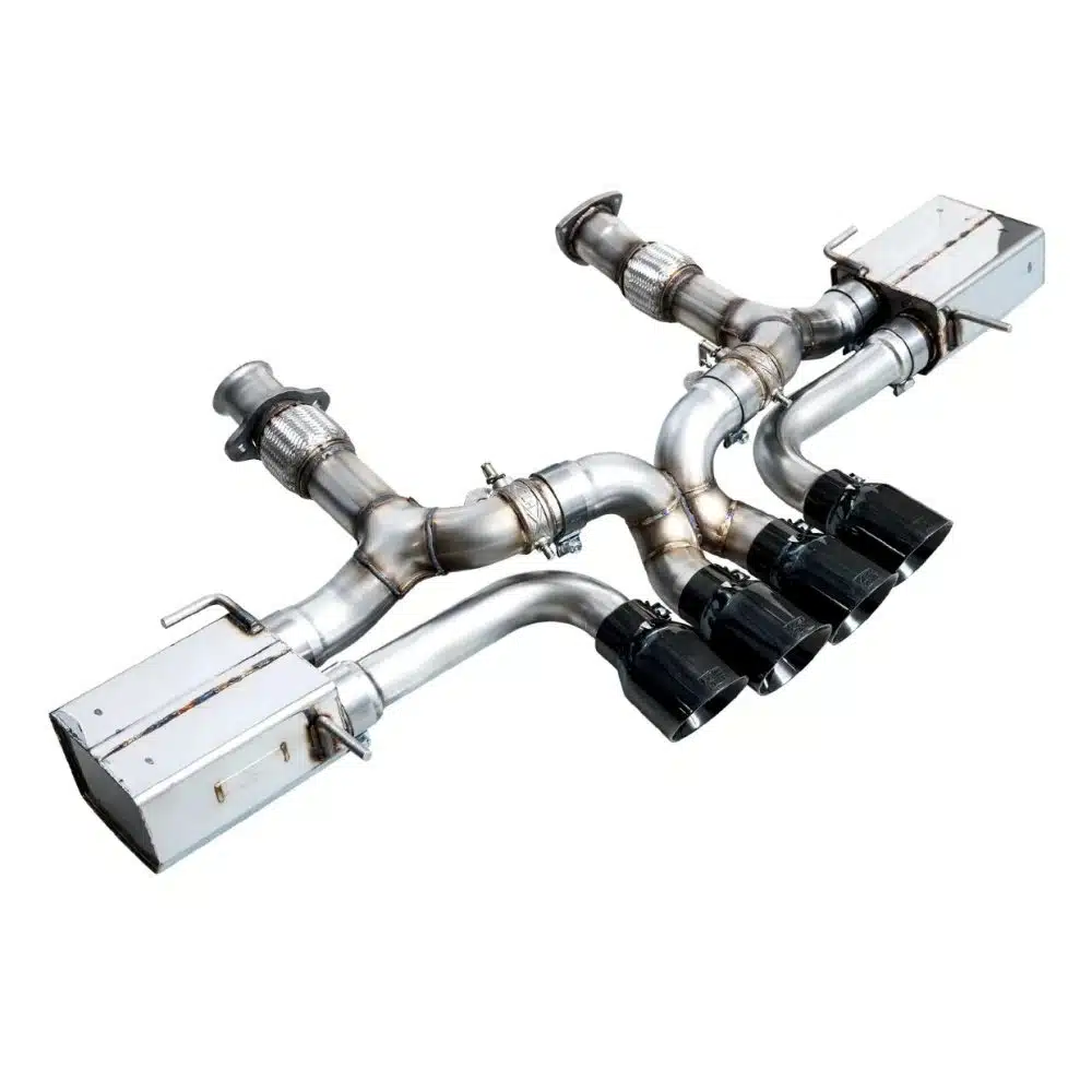 AWE Tuning Valved SwitchPath Exhaust System w/ Diamond Black Tips for C8 Chevrolet Corvette Z06
