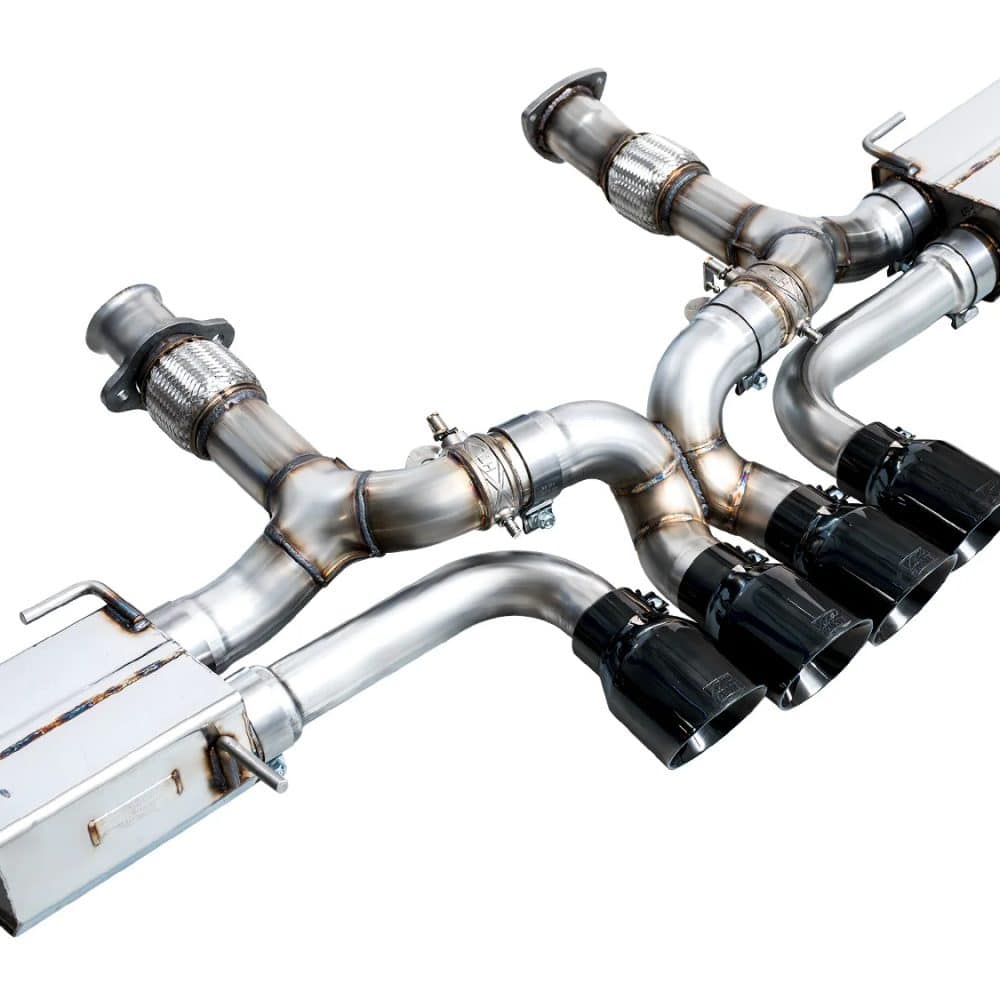 AWE Tuning Valved SwitchPath Exhaust System w/ Diamond Black Tips for C8 Chevrolet Corvette Z06