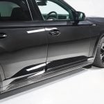 3DDesign Carbon Side Skirts for G09 BMW XM Installed - Rear Side View