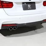 3DDesign Carbon Rear Diffuser for F3x BMW 3 Series M Sport Installed