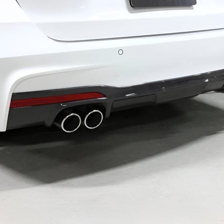 3DDesign Carbon Rear Diffuser for F3x BMW 335i M Sport (with quad tips) [3108-23041]