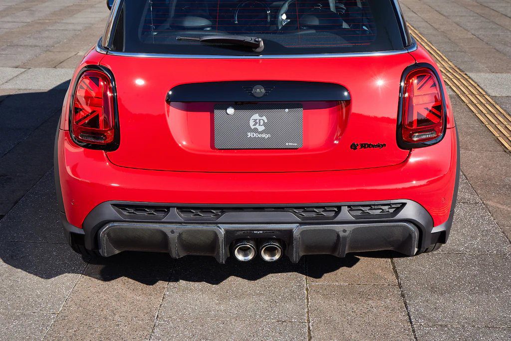 3DDesign Facelift Carbon Rear Diffuser for F56 MINI Cooper JCW