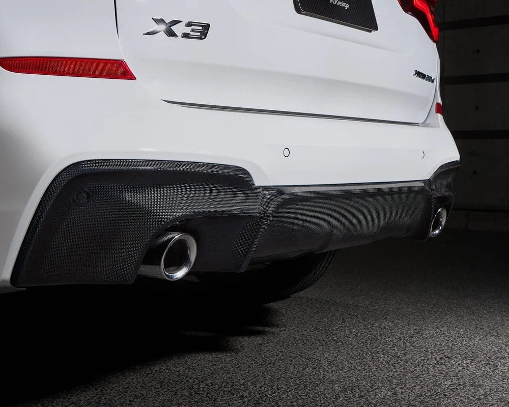 3DDesign Carbon Rear Diffuser for G01 BMW X3 M Sport (pre facelift)
