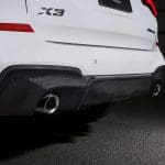 3DDesign Carbon Rear Diffuser for G01 BMW X3 M Sport (pre facelift)