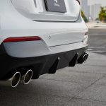 3DDesign Carbon Rear Diffuser for G22 and G23 BMW 4 Series M Sport - Left Side Close View