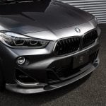 3DDesign Carbon Front Lip for F39 BMW X2 M35i - Left Side Front View