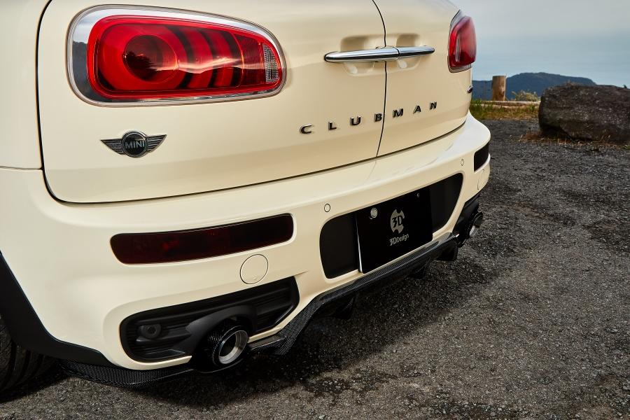 3DDesign Carbon Rear Diffuser for F54 MINI Cooper Clubman JCW