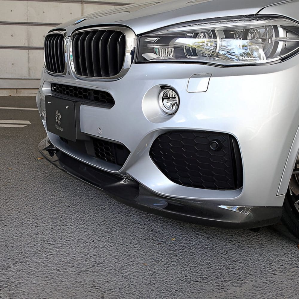 3DDesign Carbon Front Lip for F15 BMW X5 M Sport Installed