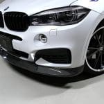 3DDesign Carbon Front Lip for F16 BMW X6 M Sport Installed