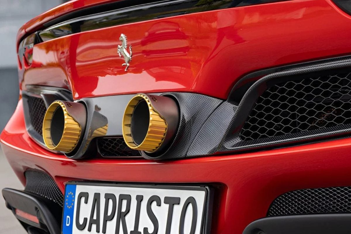 Ferrari 296 GTB exhaust