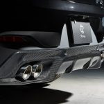 3DDesign Carbon Rear Diffuser for F39 BMW X2 M Sport X (with quad exhaust tips)