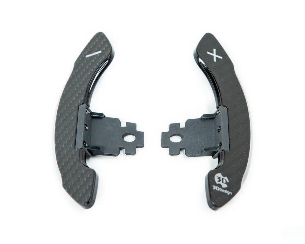 3DDesign Carbon Shift Paddles for Fxx BMW Vehicles (with automatic transmission) - Silver