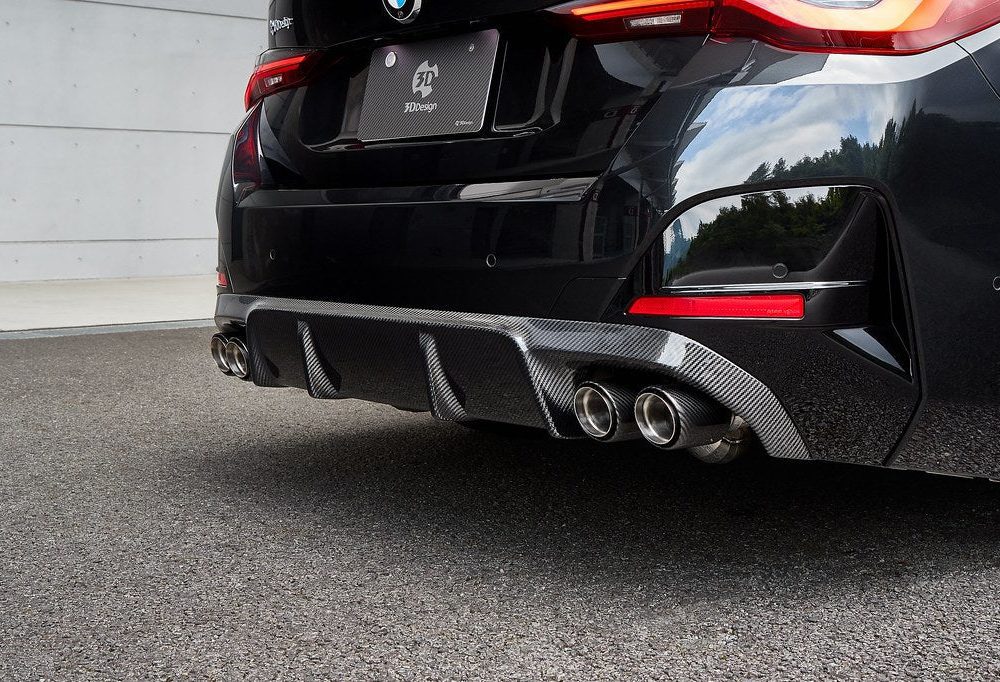 3DDesign Carbon Rear Diffuser for G26 BMW 4-Series Gran Coupe and i4 M-Sport Installed on M440i