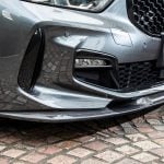 3DDesign Carbon Front Lip for F40 BMW 1 Series M Sport - Close Front Left Side View