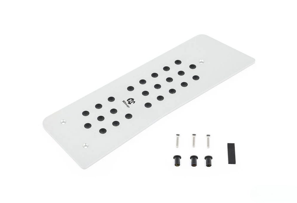 3DDesign Aluminum Foot Rest for Gxx BMW 2 Series, 3 Series, and 4 Series