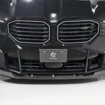 3DDesign Carbon Front Lip for G09 BMW XM Installed - Close Front View