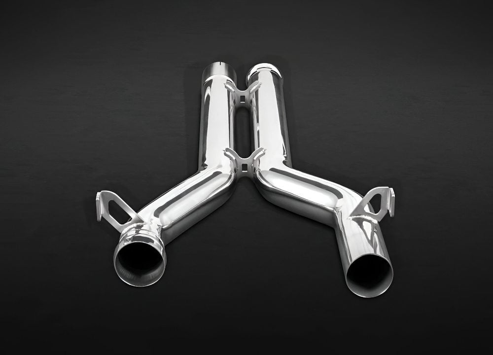Capristo Middle Silencer Spare Pipes for W204 Mercedes-Benz C 63 AMG [02MB02003006/02MB02003007]