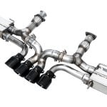 AWE 2023 C8 Corvette Z06 SwitchPath Cat-Back Exhaust – Diamond Black Tips