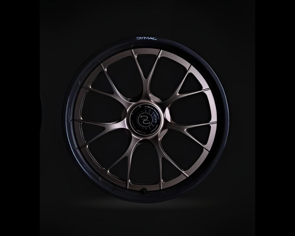 DYMAG HALO-X Wheel Set for 992.1 Porsche 911 GT3 RS - Front View of Wheel