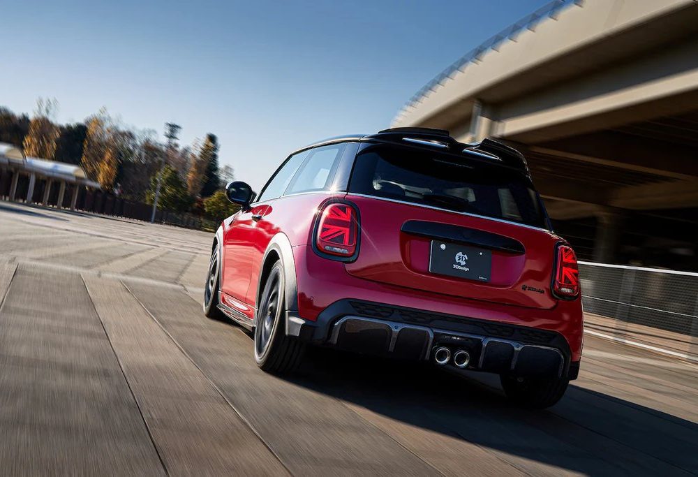 3DDesign Facelift Carbon Rear Diffuser for F56 MINI Cooper JCW