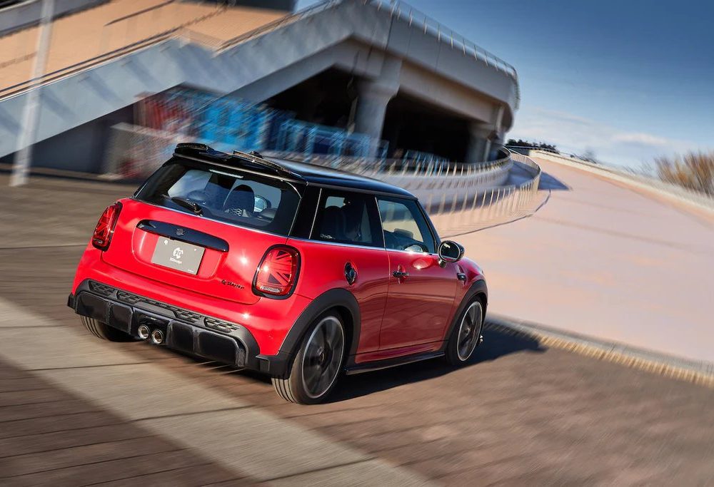 3DDesign Facelift Carbon Rear Diffuser for F56 MINI Cooper JCW