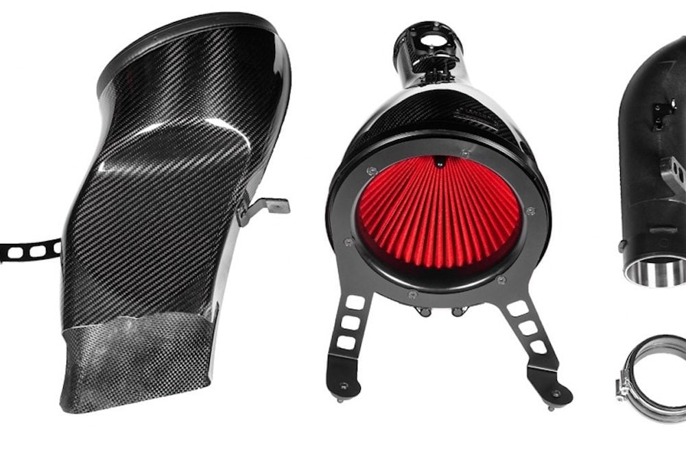 Eventuri Carbon Intake System for XP210 Toyota GR Yaris [EVE-GR4-CFM-INT/EVE-GR4-CF-INT] - Gloss Top View