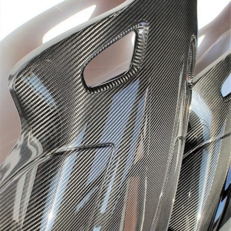 Karbonius Composites Carbon Recaro Seat Back Cover for 1K VW Golf R32 [VW02]