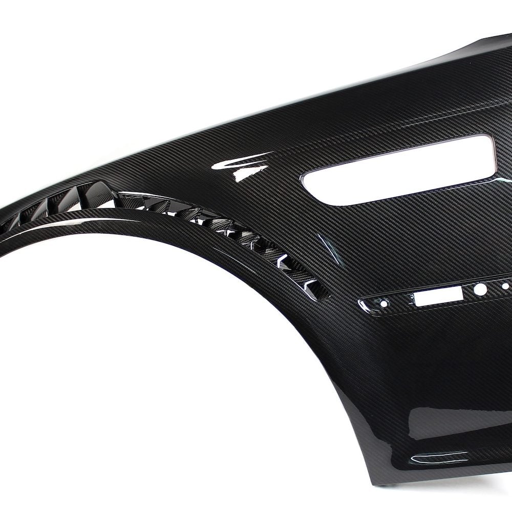 Karbonius Composites Carbon Vented Fender Set for E46 BMW M3 [E46VF01-CF-2-CF/E46VF01-PRM-CF-2]