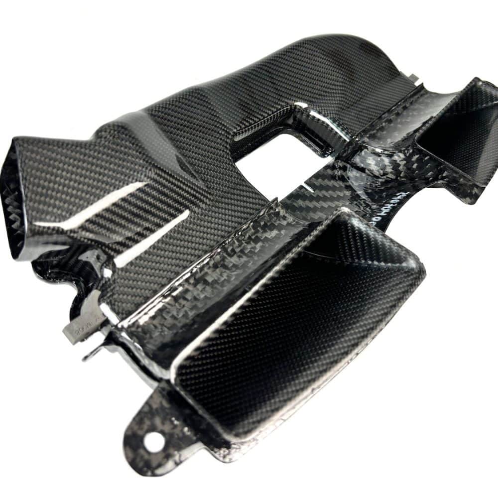 Karbonius Composites Carbon Front Intake Ducts E9X BMW M3 - Front Corner View