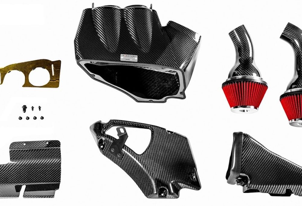 Eventuri Black Carbon Intake System for Audi C7 S6 / S7 [EVE-C7S6-CF-INT]