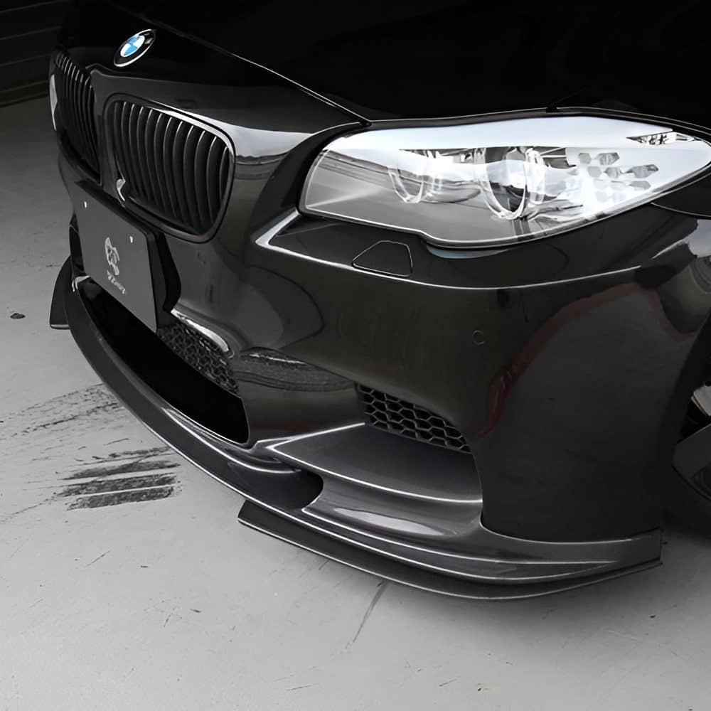 3DDesign Matte Carbon Under Splitters for F10 BMW M5 - Right Side View