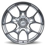 Volk Racing G025GC Wheel in Shining Light Metal/FDMC Rim - Front View of Wheel