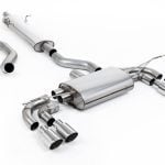 Milltek Resonated Catback Exhaust System for L663 Land Rover Defender 130 (with I4 engines) with Polished Tips